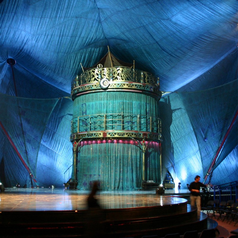 The stage