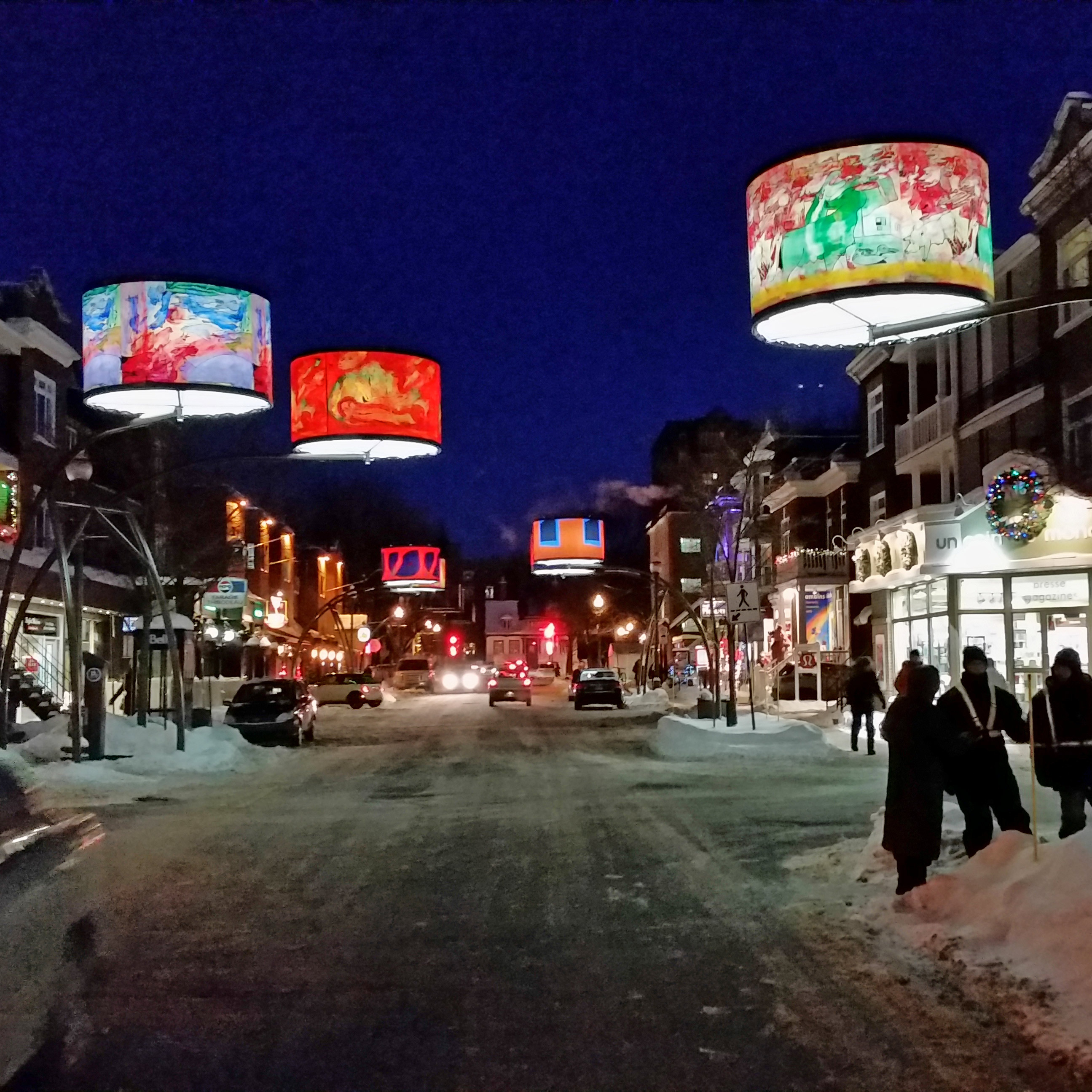 Lampshades – Cartier Avenue, Quebec City